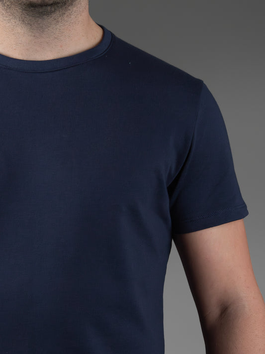 Camiseta hombre azul marino