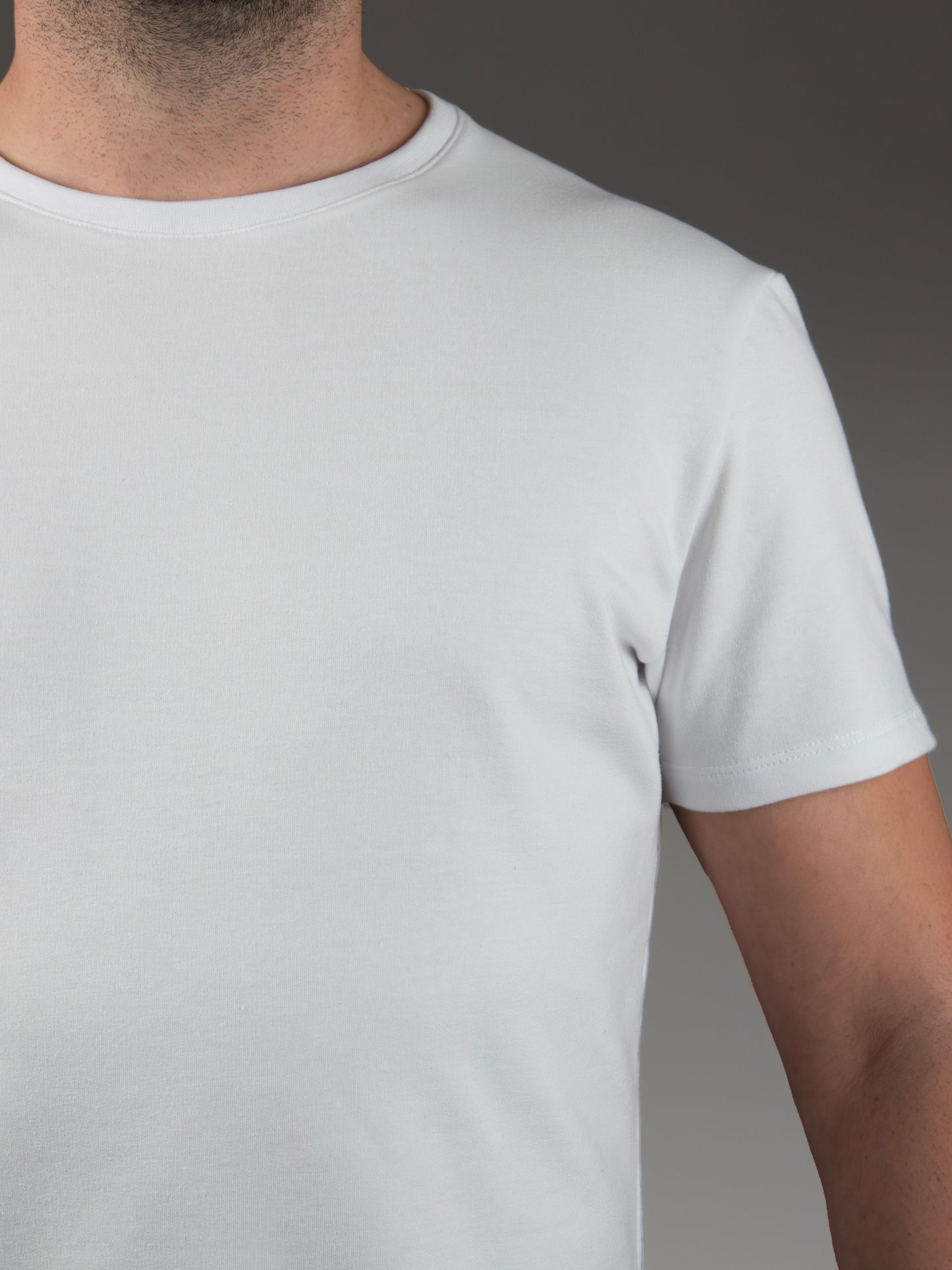 Camiseta hombre blanco