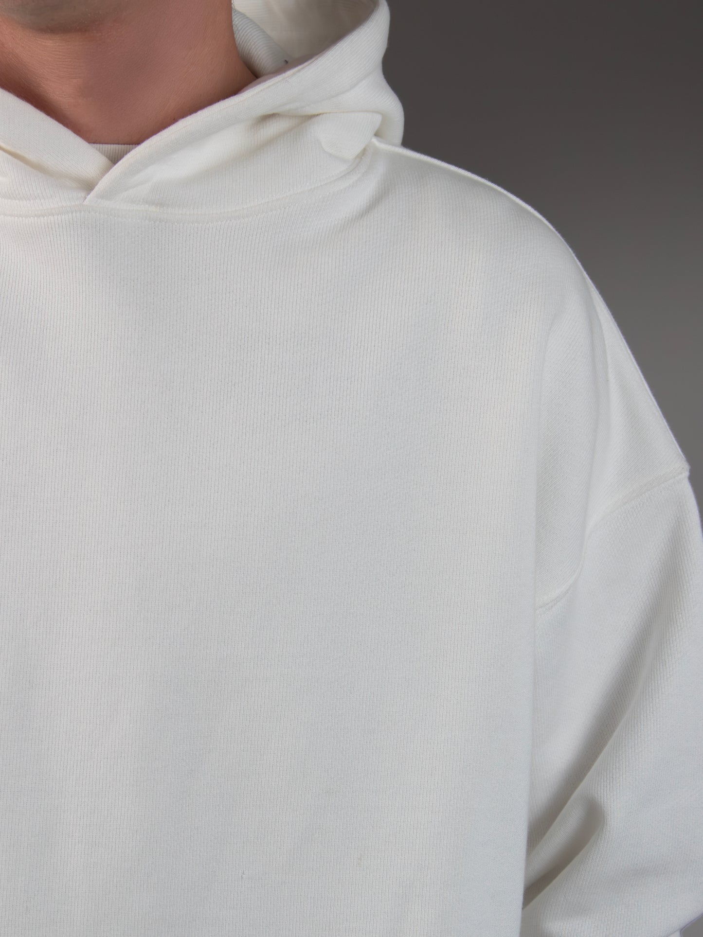 Sudadera oversize blanca