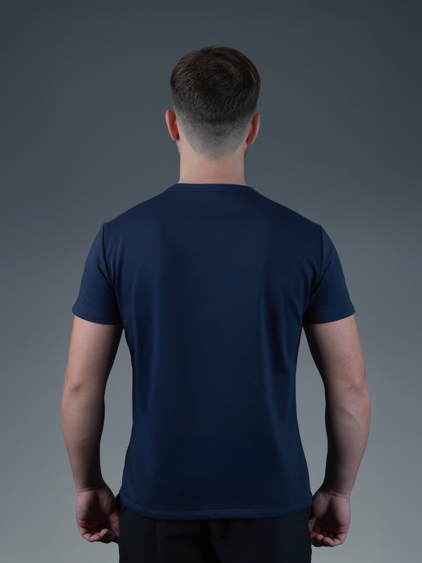 Camiseta hombre azul marino
