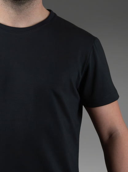 Camiseta hombre negra