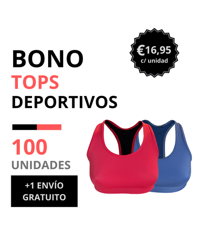 Bono top mujer 100 unidades
