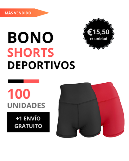 Bono legging short mujer 100 unidades