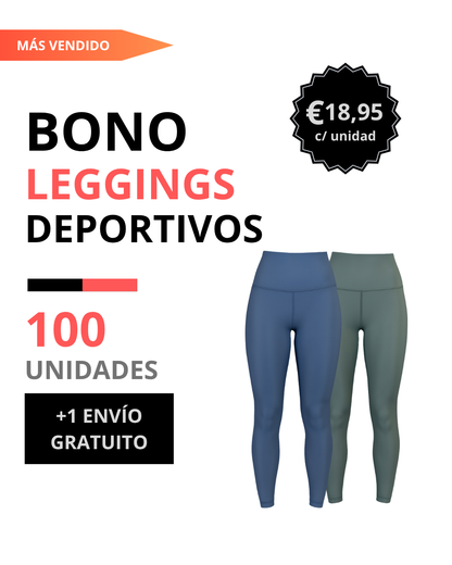 Bono legging mujer 100 unidades