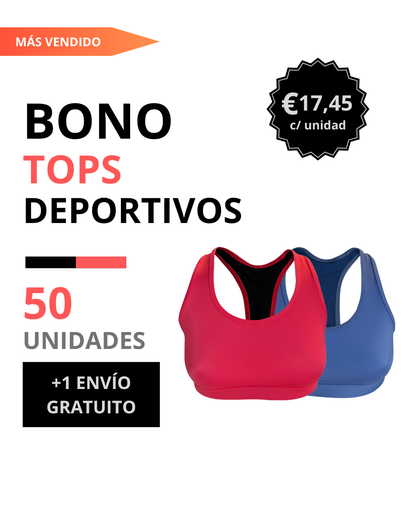 Bono top mujer 50 unidades