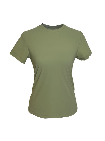 Camiseta mujer técnica verde