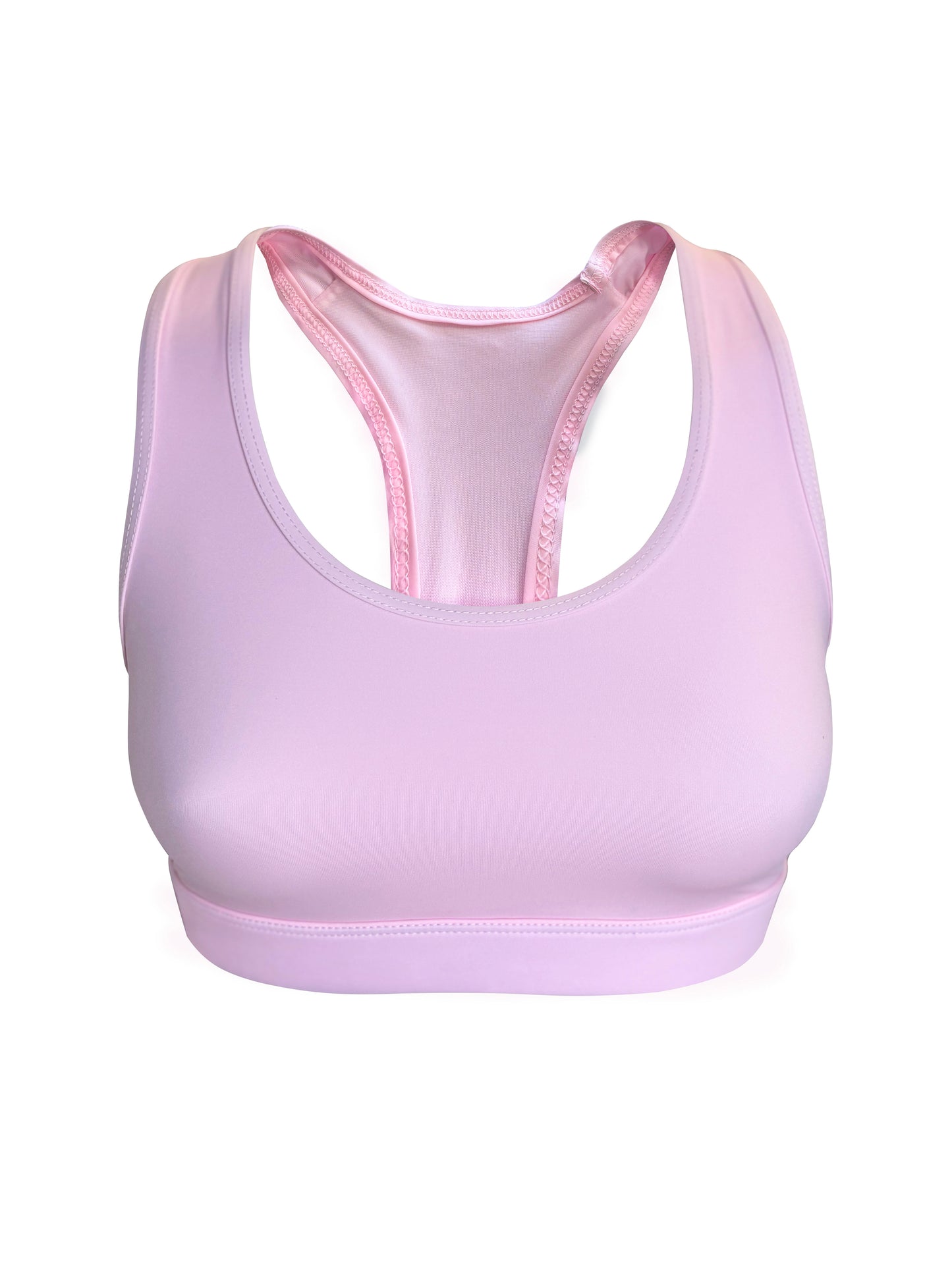 Top deportivo rosa palo