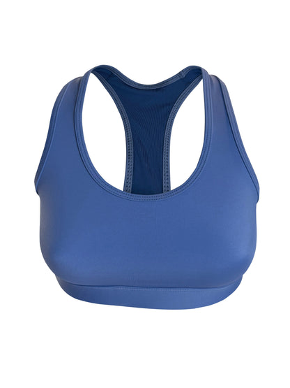 Top deportivo azul celeste