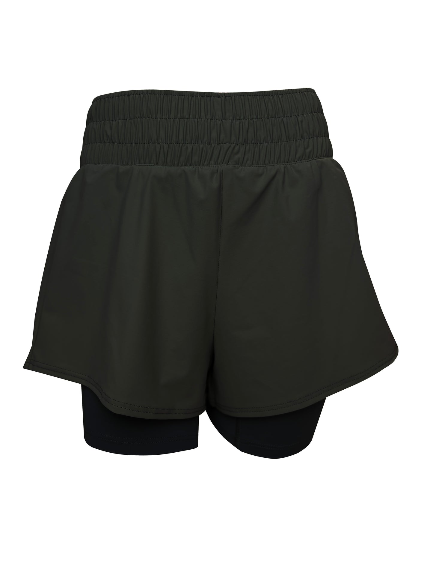 Short con legging interior negro