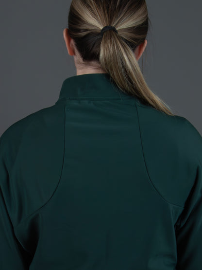 Chaqueta mujer técnica verde botella