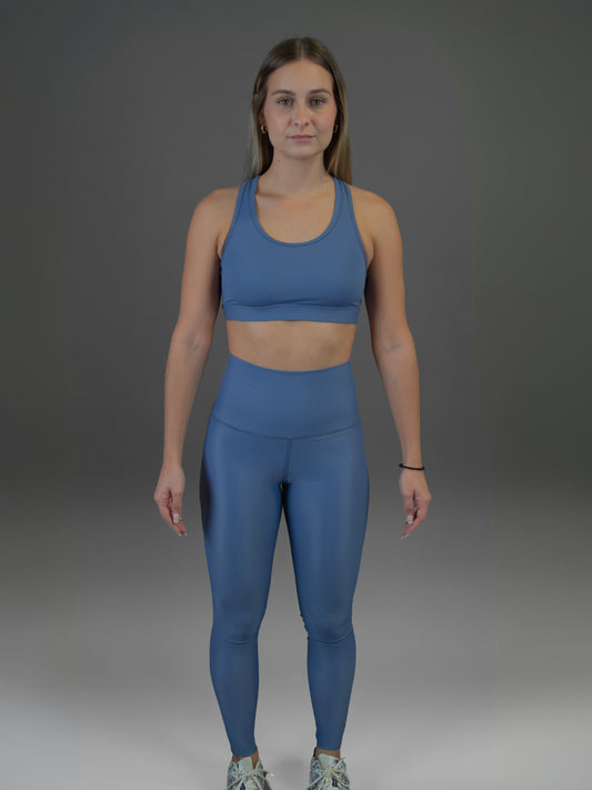 Legging mujer azul celeste