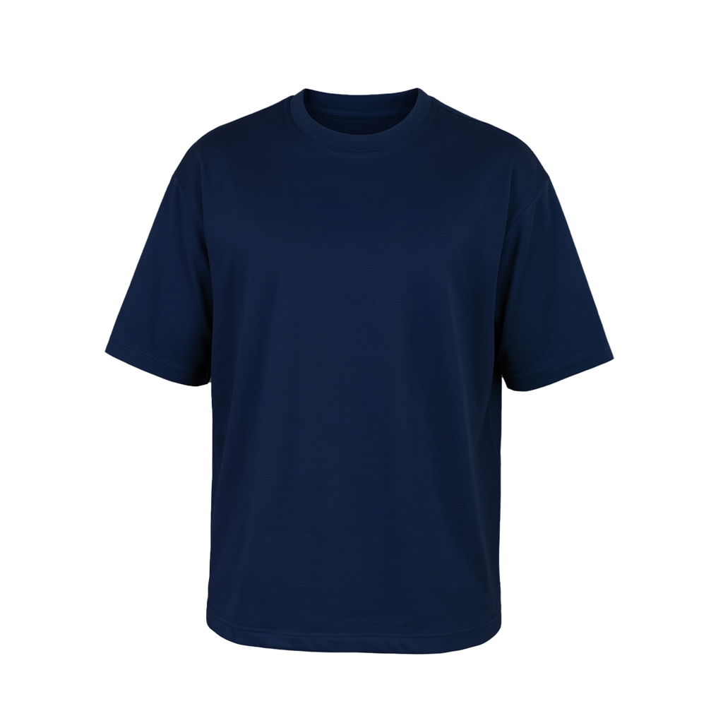 Camiseta Oversize azul marino