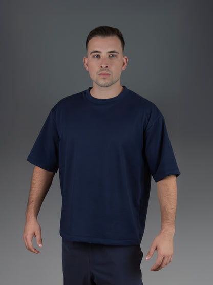 Camiseta Oversize azul marino