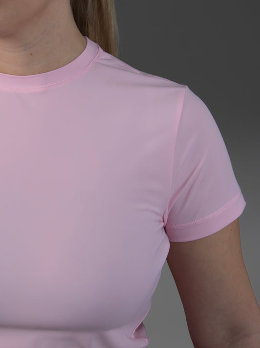 Camiseta mujer técnica rosa