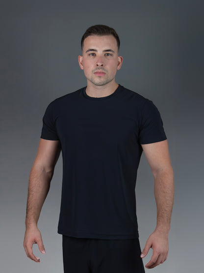 Camiseta hombre técnica negro