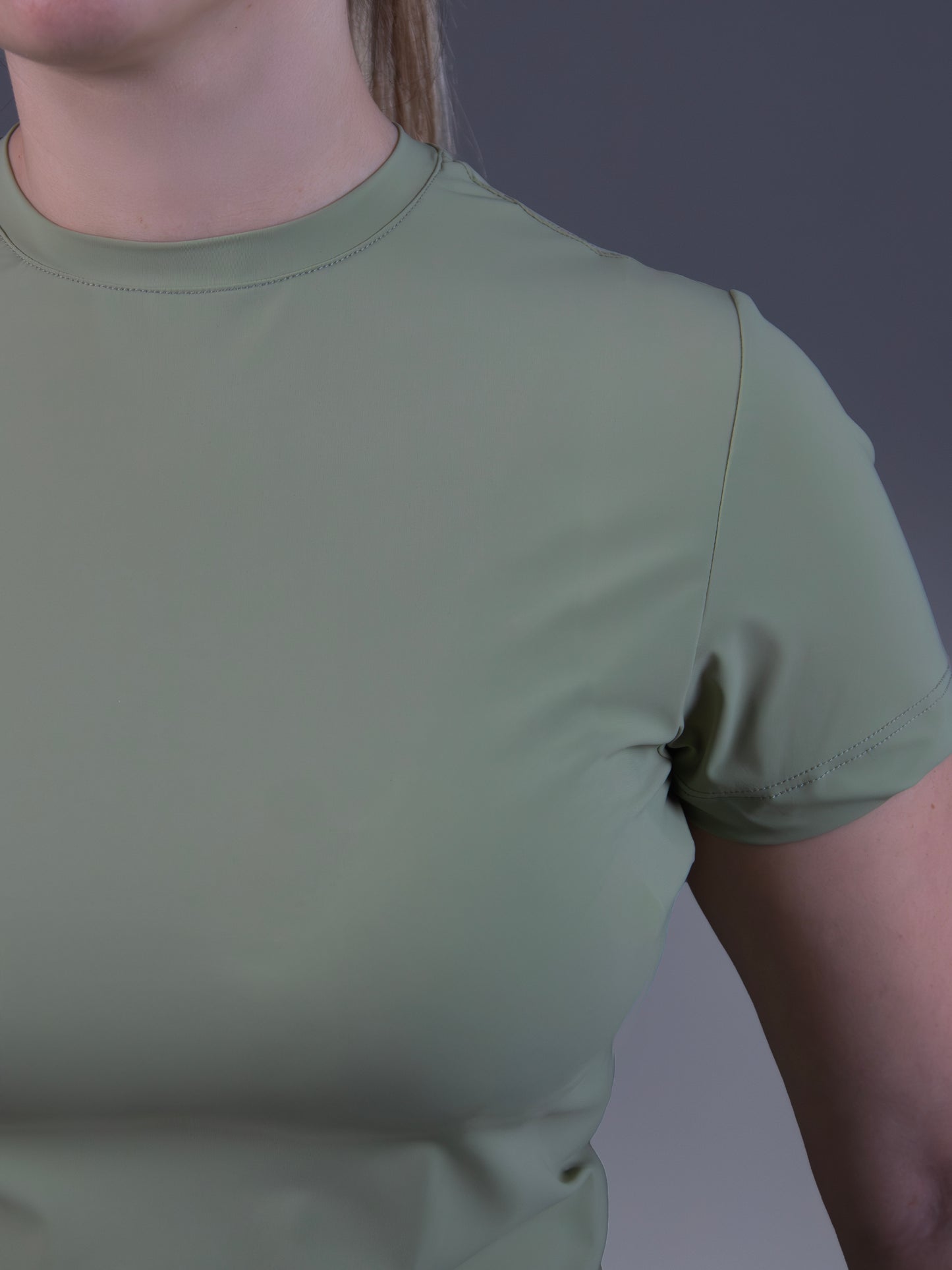 Camiseta mujer técnica verde