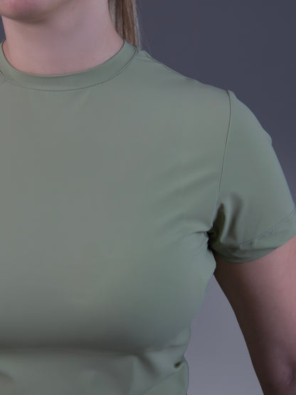 Camiseta mujer técnica verde