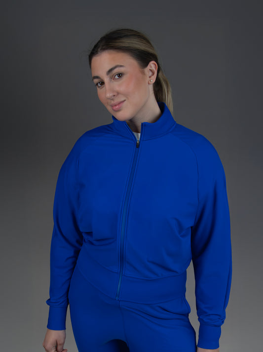 Chaqueta mujer técnica azul