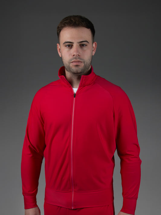 Chaqueta hombre técnica rojo