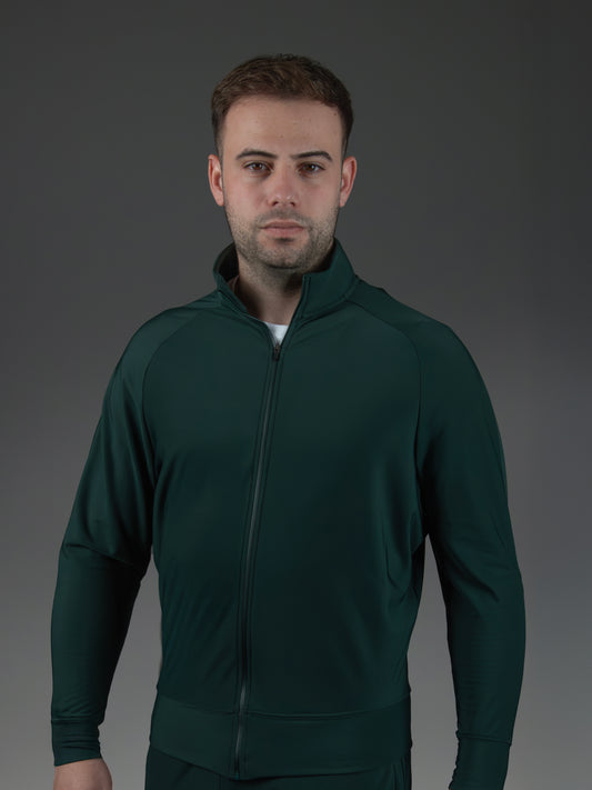 Chaqueta hombre técnica verde