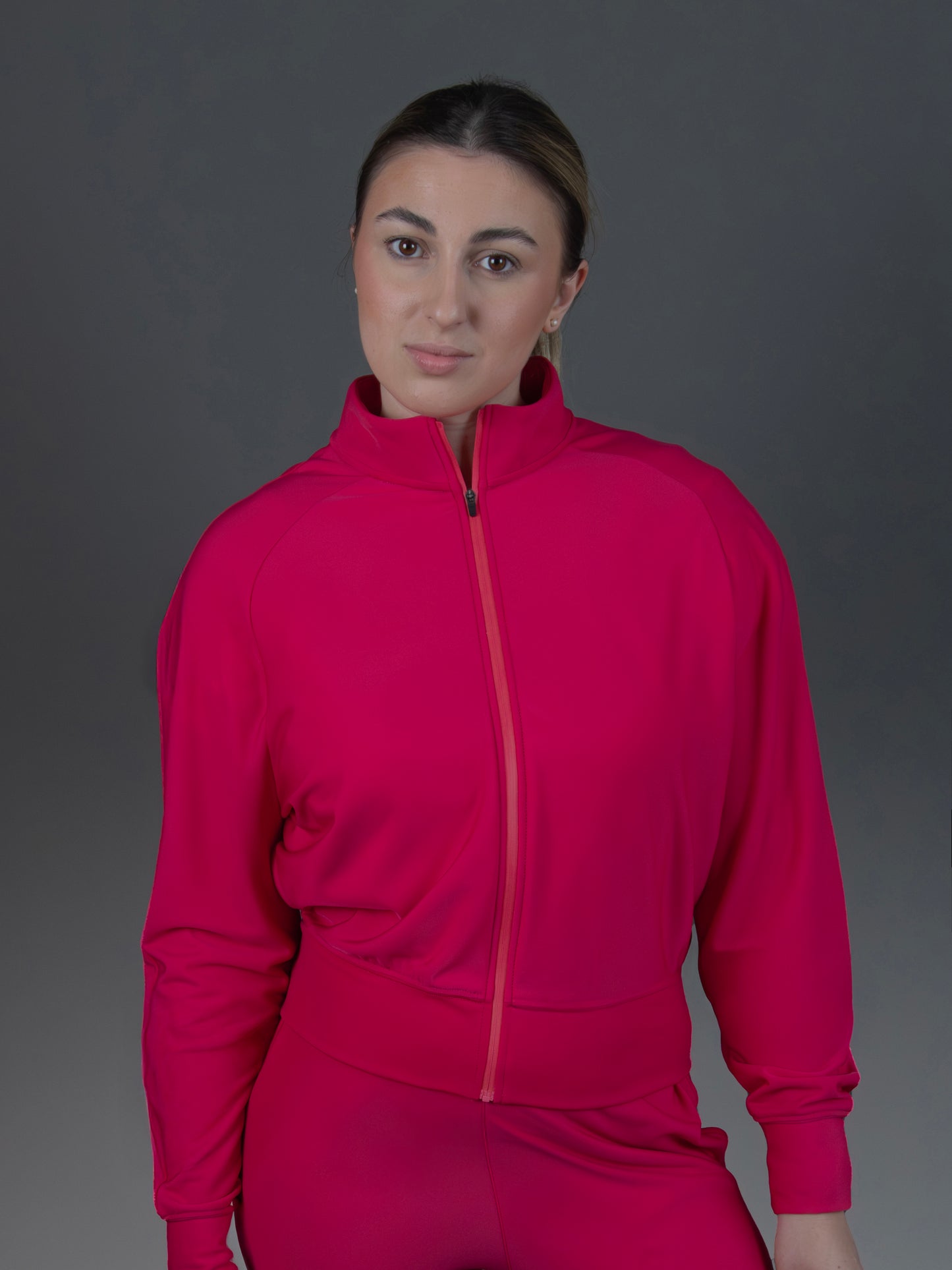 Chaqueta mujer técnica rosa