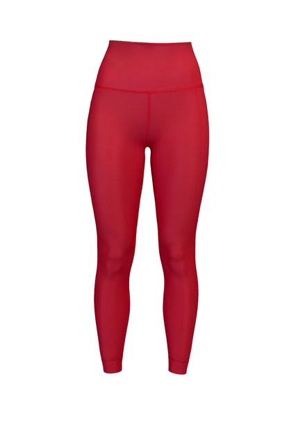 Legging mujer rojo salmon