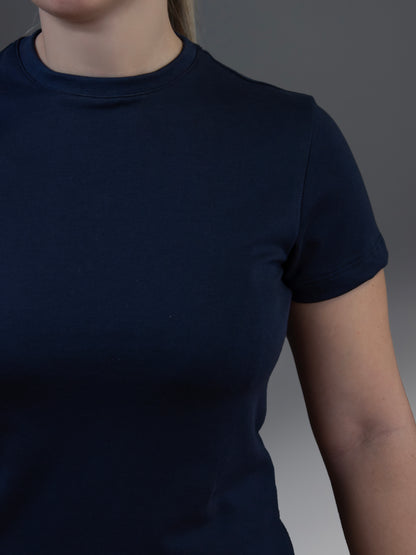 Camiseta mujer azul marino