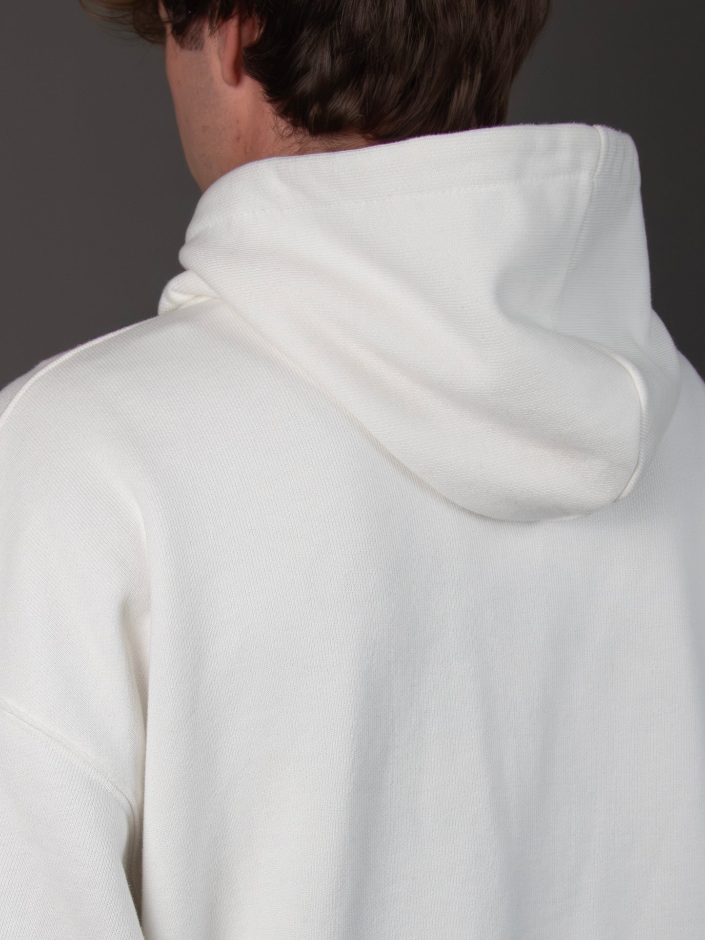 Sudadera oversize blanca
