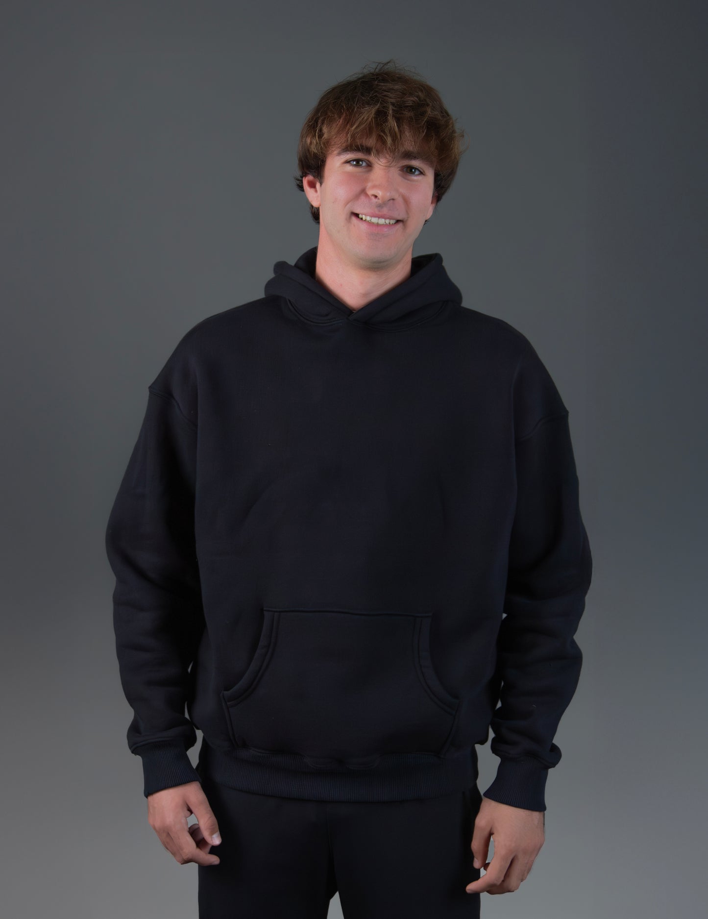 Sudadera oversize negra