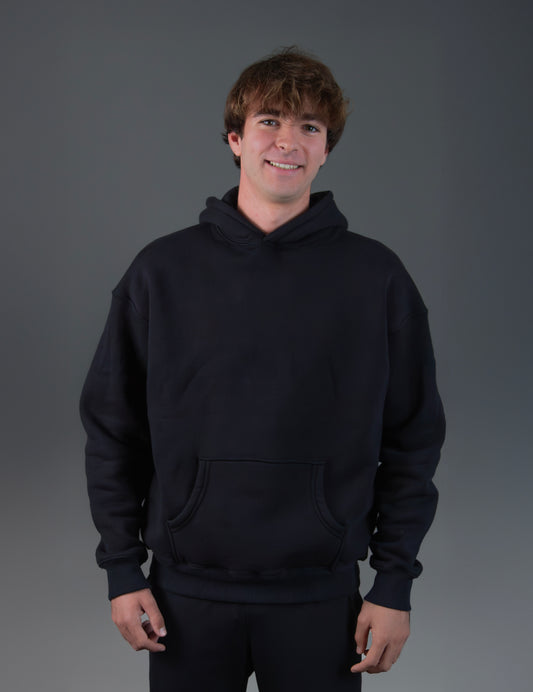 Sudadera oversize negra
